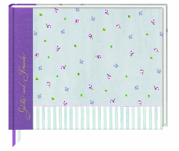 Gästebuch Violett