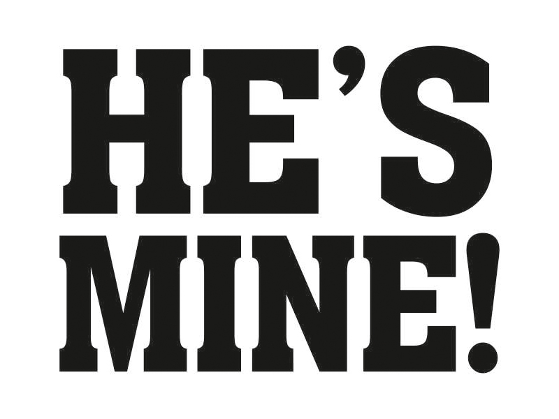 He\'s Mine Schuh-Sticker