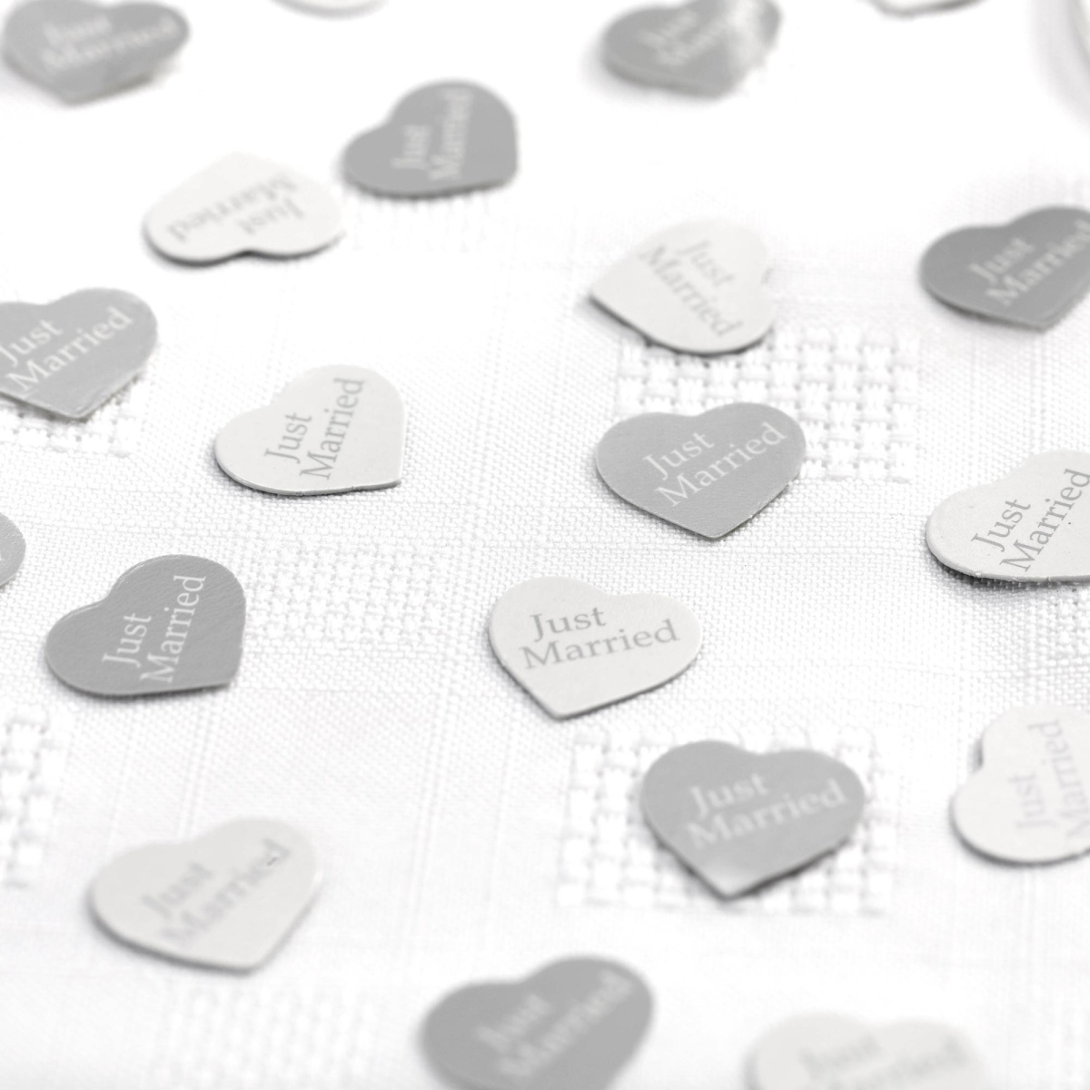 Streuteile Herz Silber