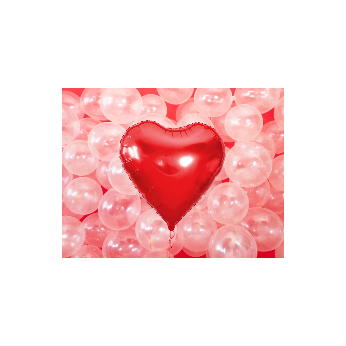 Folienballon Herz Rot