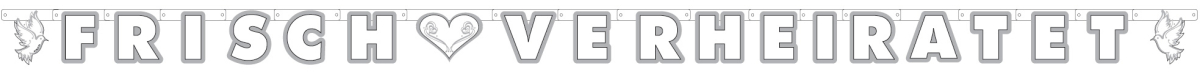 Banner Frisch Verheiratet