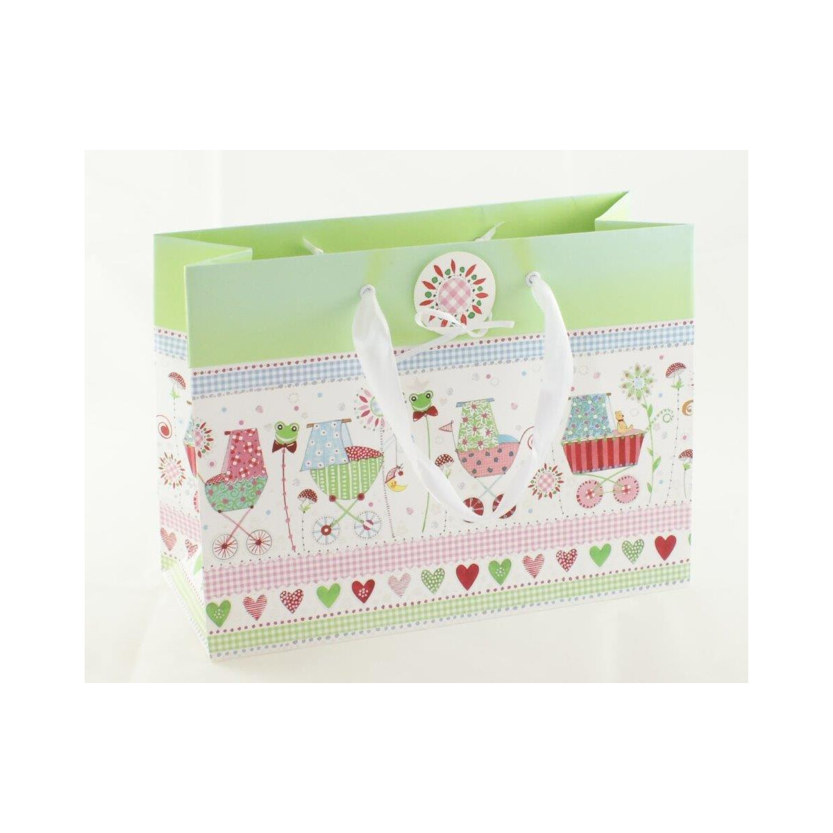 Geschenksackerl Baby Grün