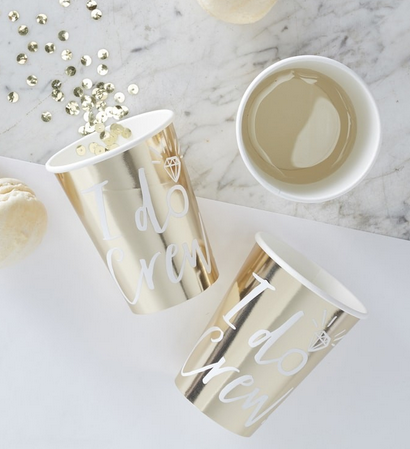 Pappbecher I DO - Crew