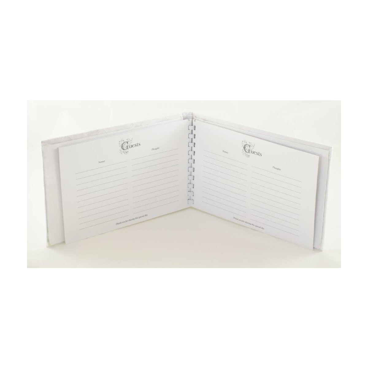 Gästebuch Blumen und Perlen