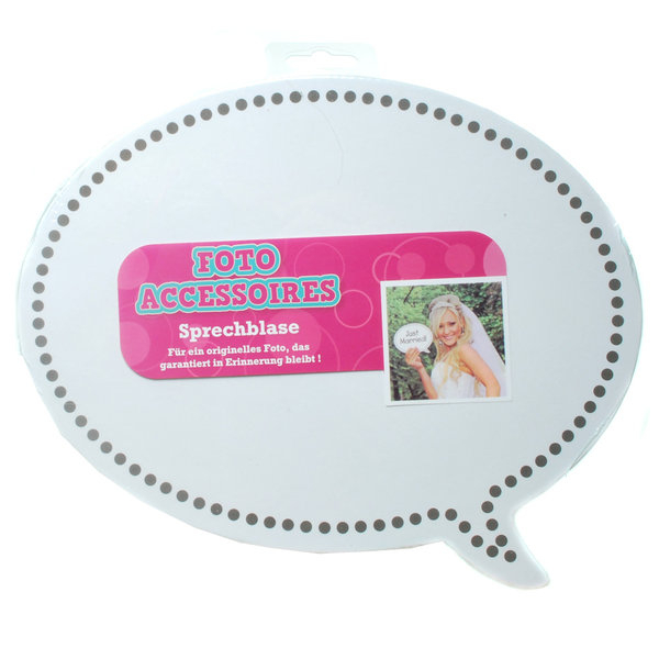 Photo Booth Sprechblase