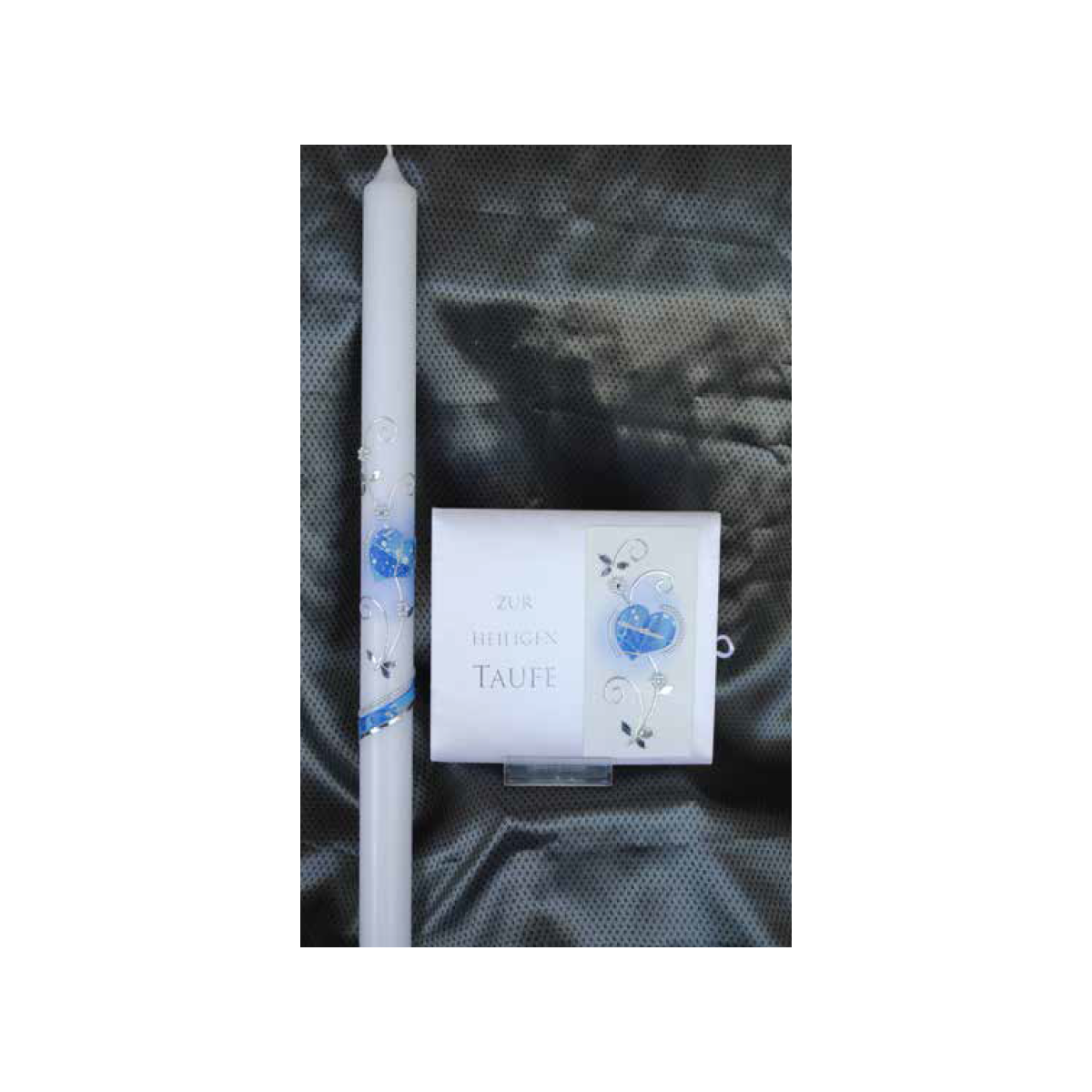 Tauf-Set Herz Blau