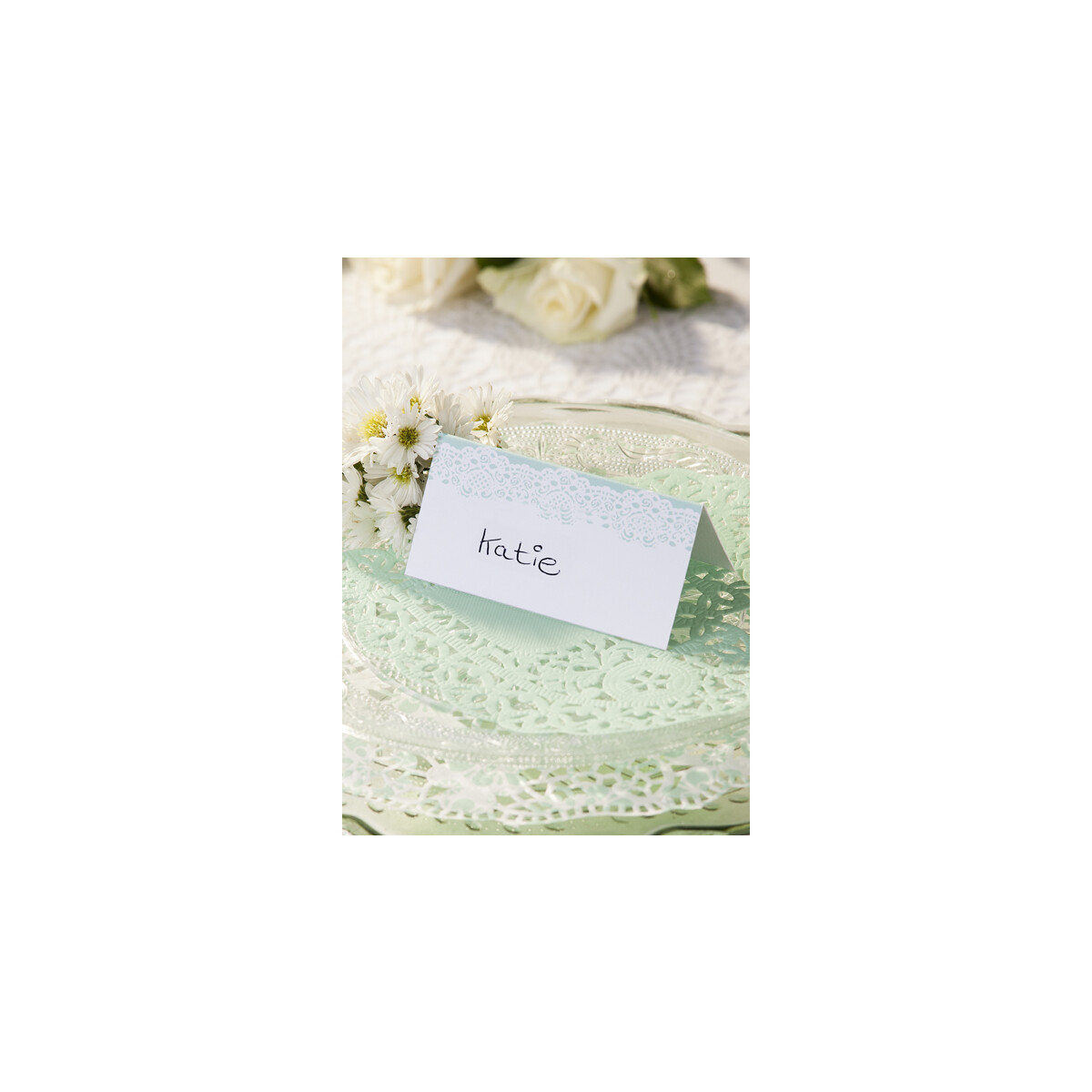 Tischkarte Mint