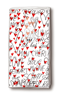 Taschentücher Liebesbotschaften