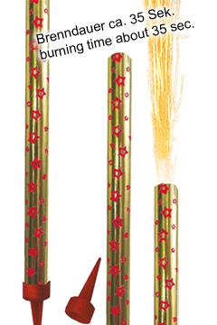 Sprühkerzen für Hochzeitstorte 10cm