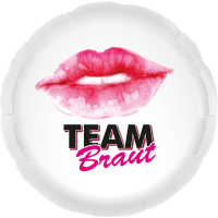 Folienballon Team Braut – mit Heliumfüllung