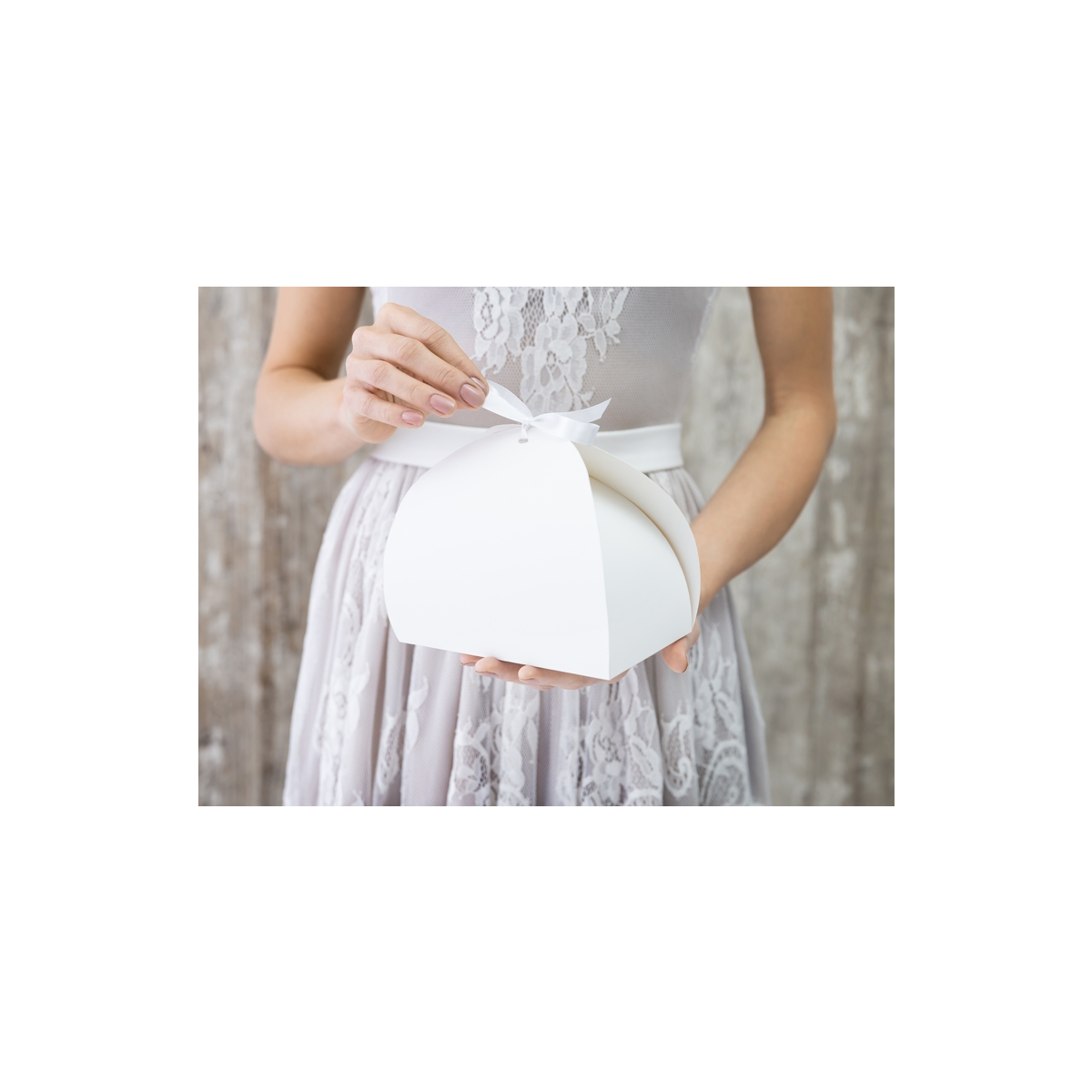 Kuchenschachtel Weiß