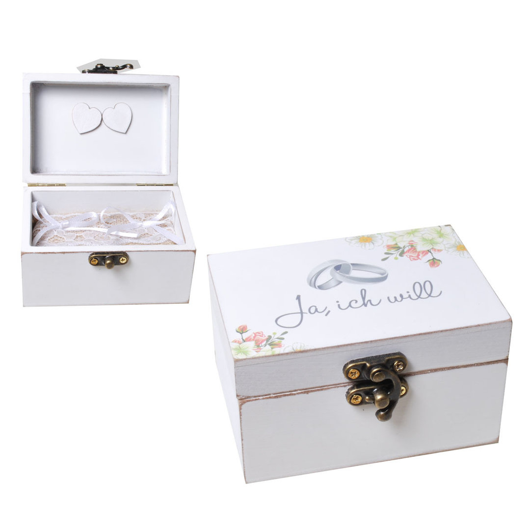 Ringbox Ringdose Schatulle Ja ich will