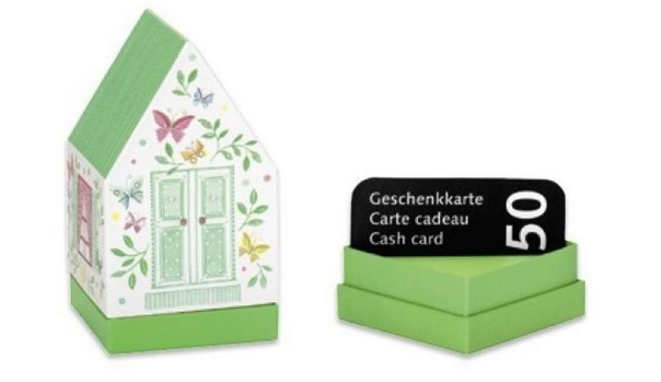 Geldgeschenkbox Häuschen