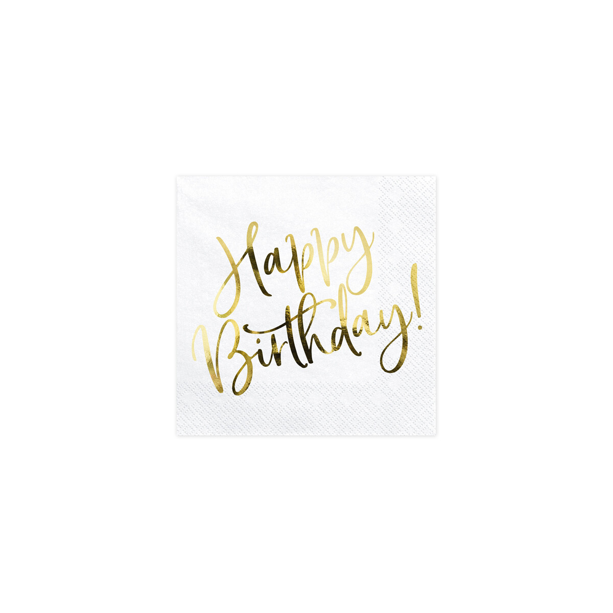 Servietten Geburtstag Gold