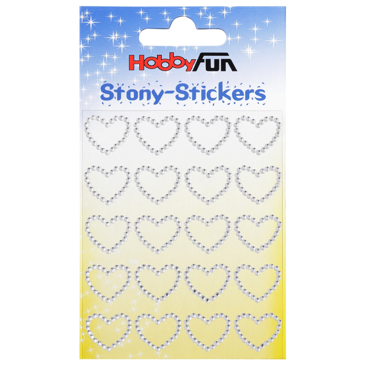 Sticker Herzen Strass