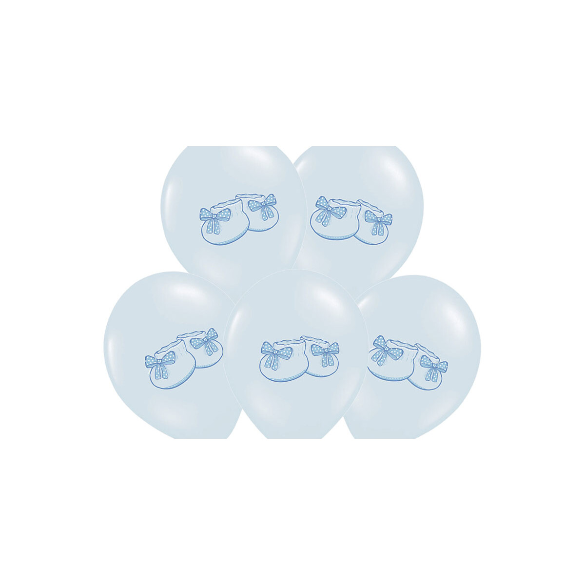 Luftballon Stiefelchen Blau