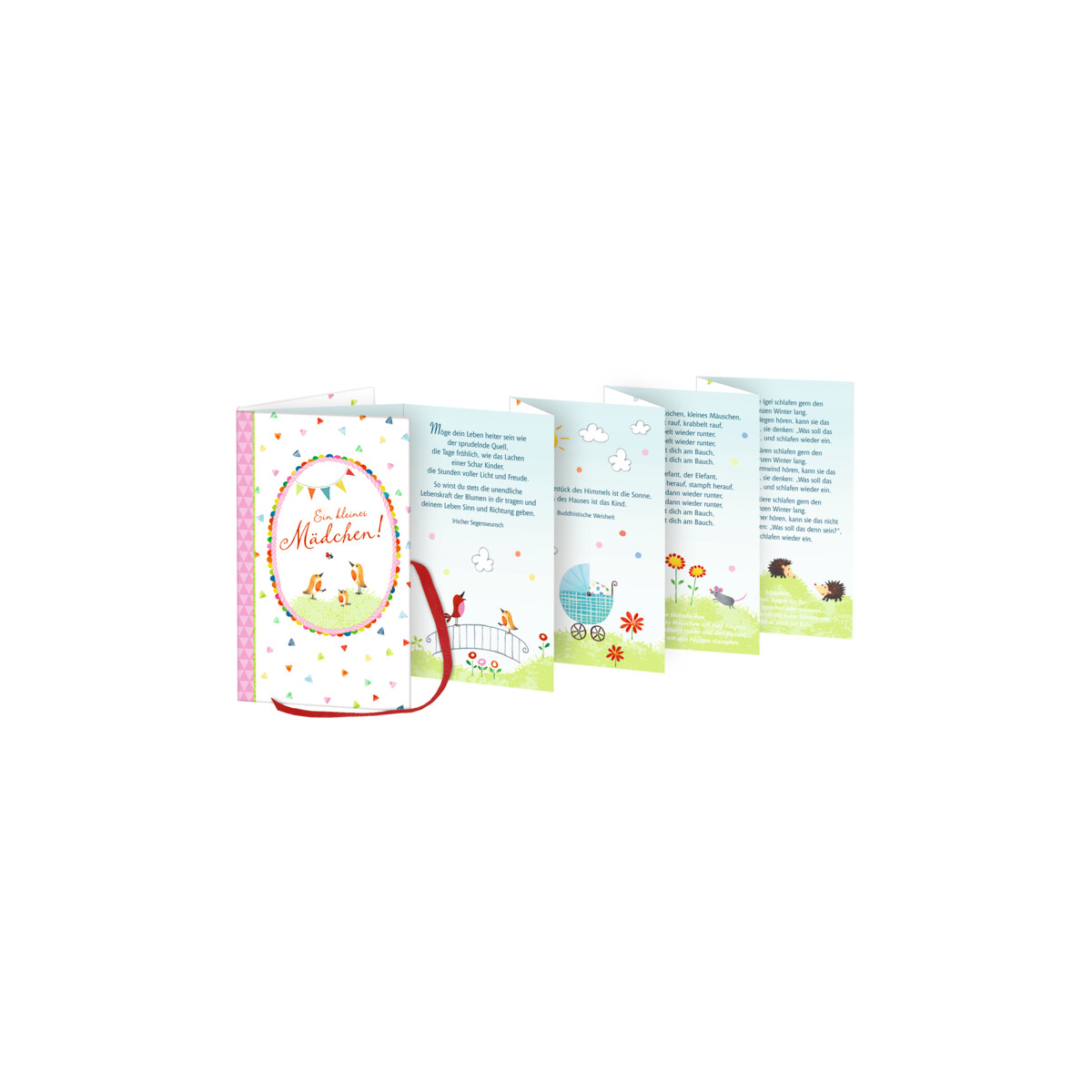 Leporello-Büchlein Mädchen