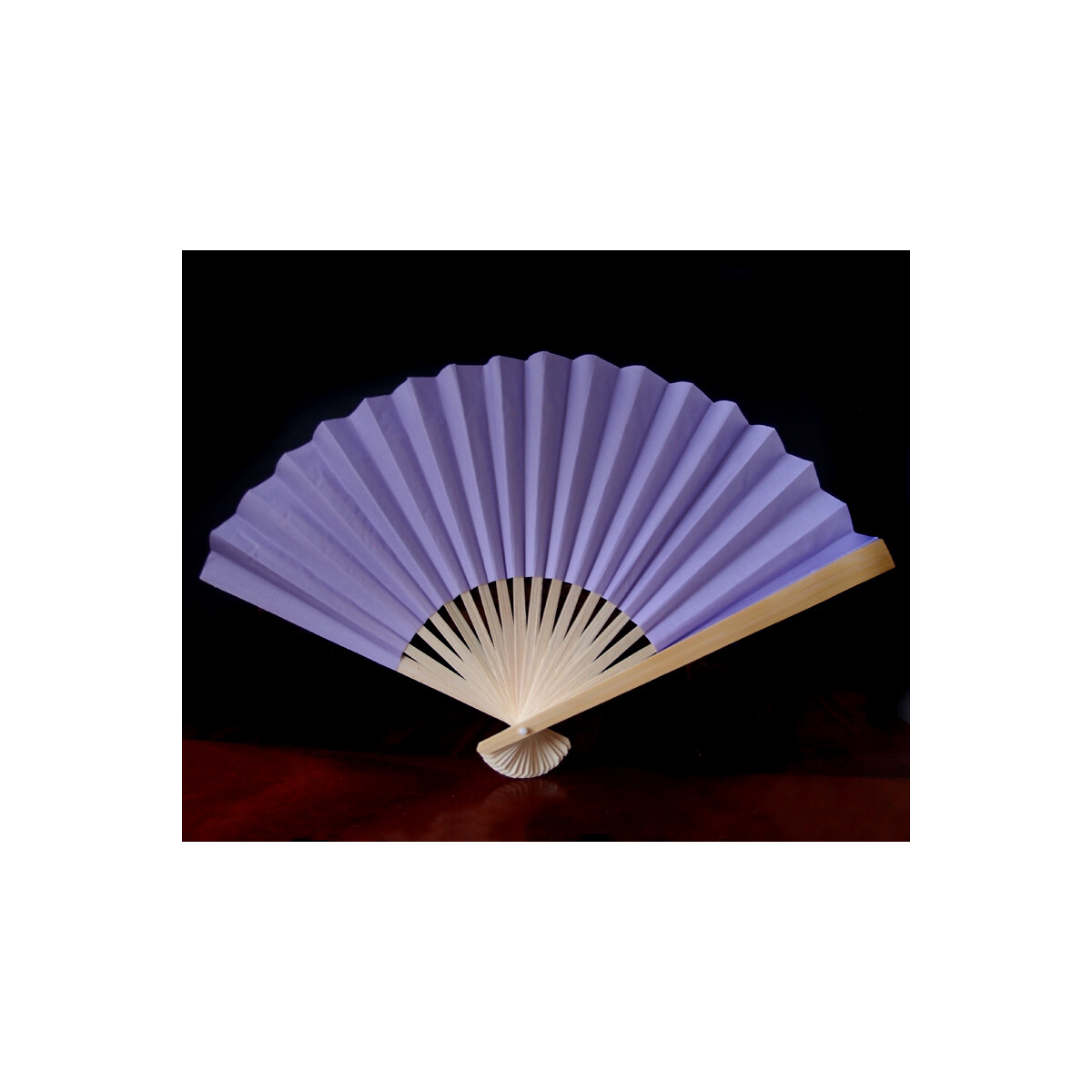 Papierfächer Flieder