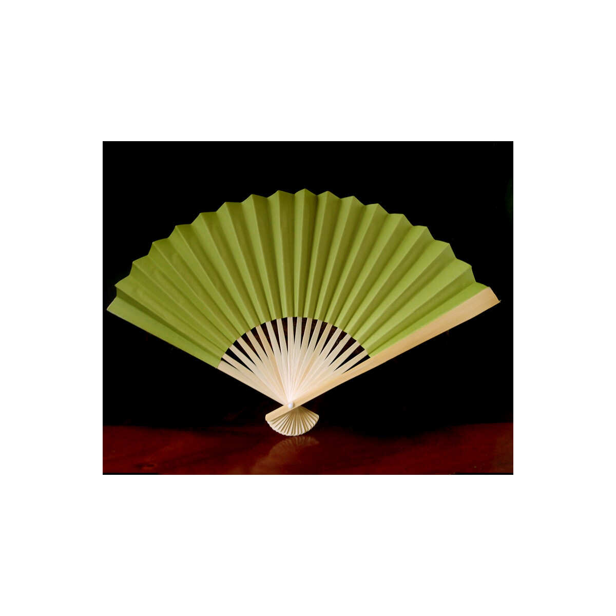 Papierfächer Hellgrün