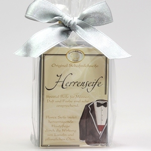 Schafmilchseife für Herren - in Zellophan mit Masche