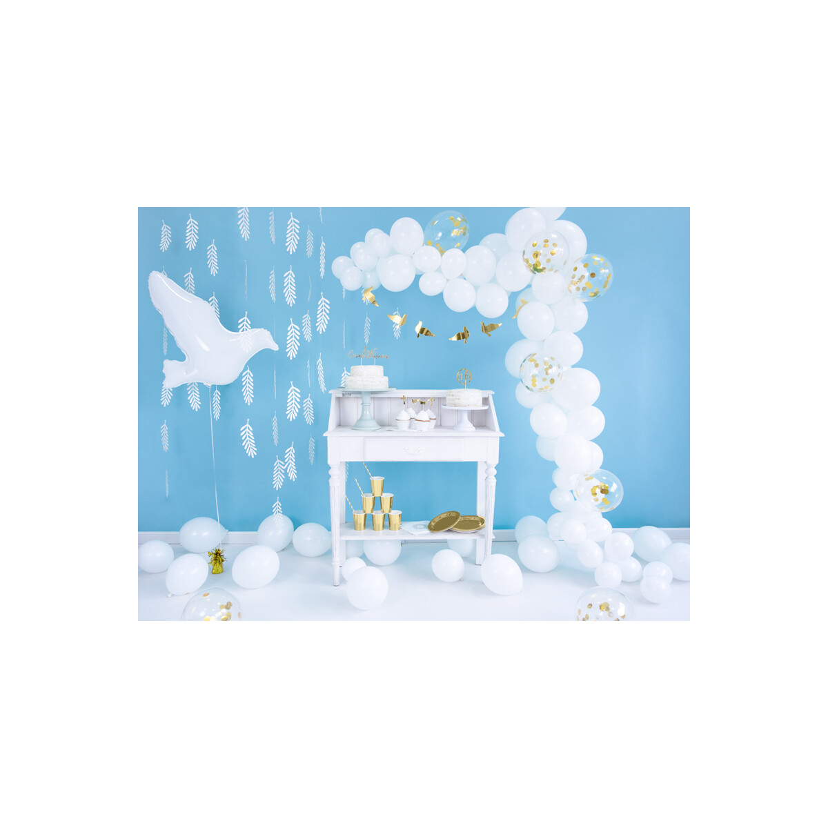 Folienballon Weiße Taube