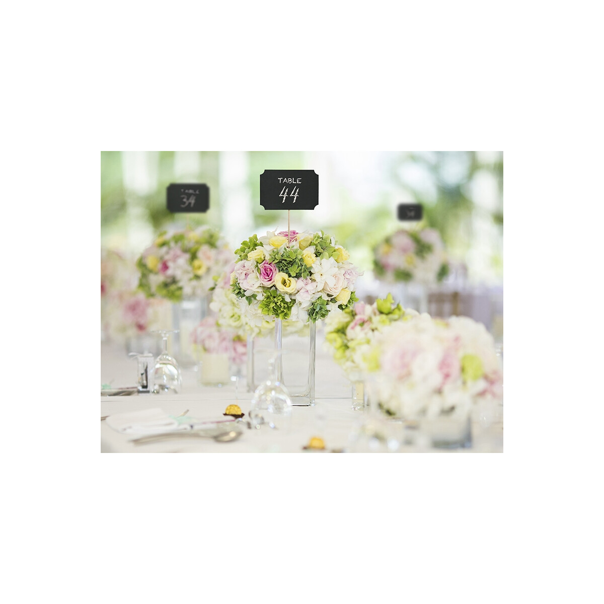 Tischnummer Tafel Simple