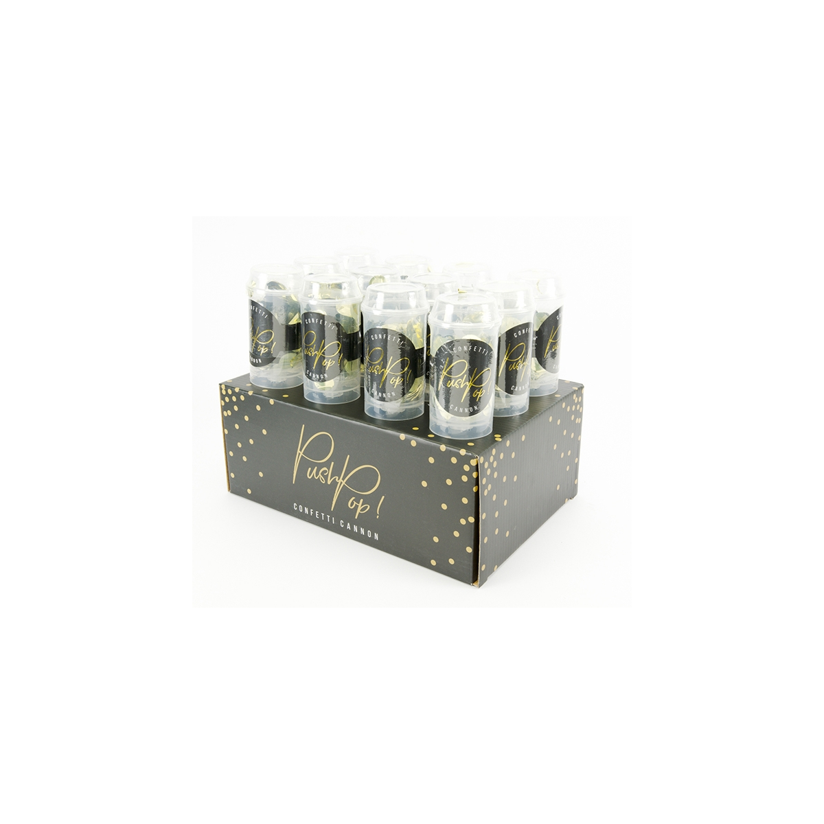 Konfetti-Popper Gold
