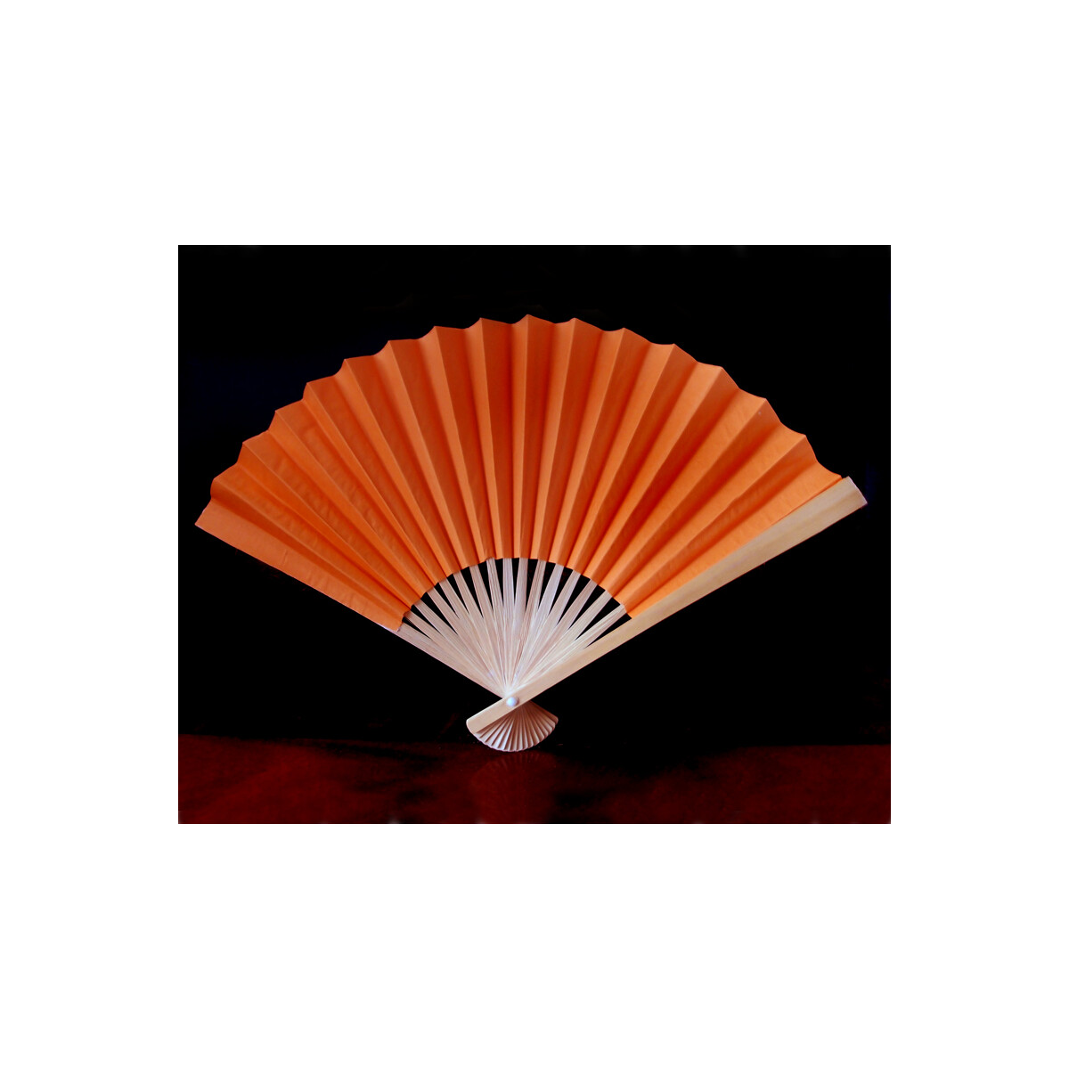 Papierfächer Orange
