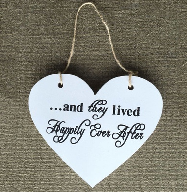 Herz \"Here comes the bride\"-Romantik