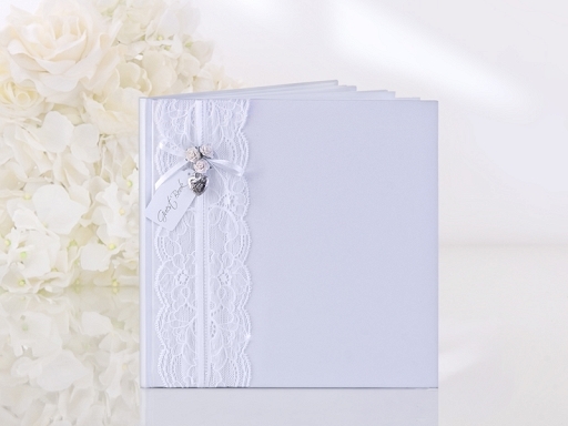 Gästebuch Weiß Englisch