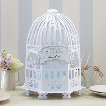 Briefbox Vogelkäfig Vintage