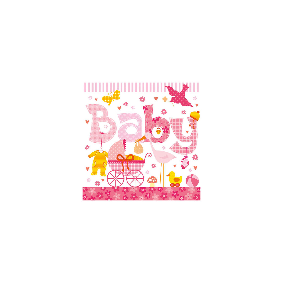 Servietten Babygirl