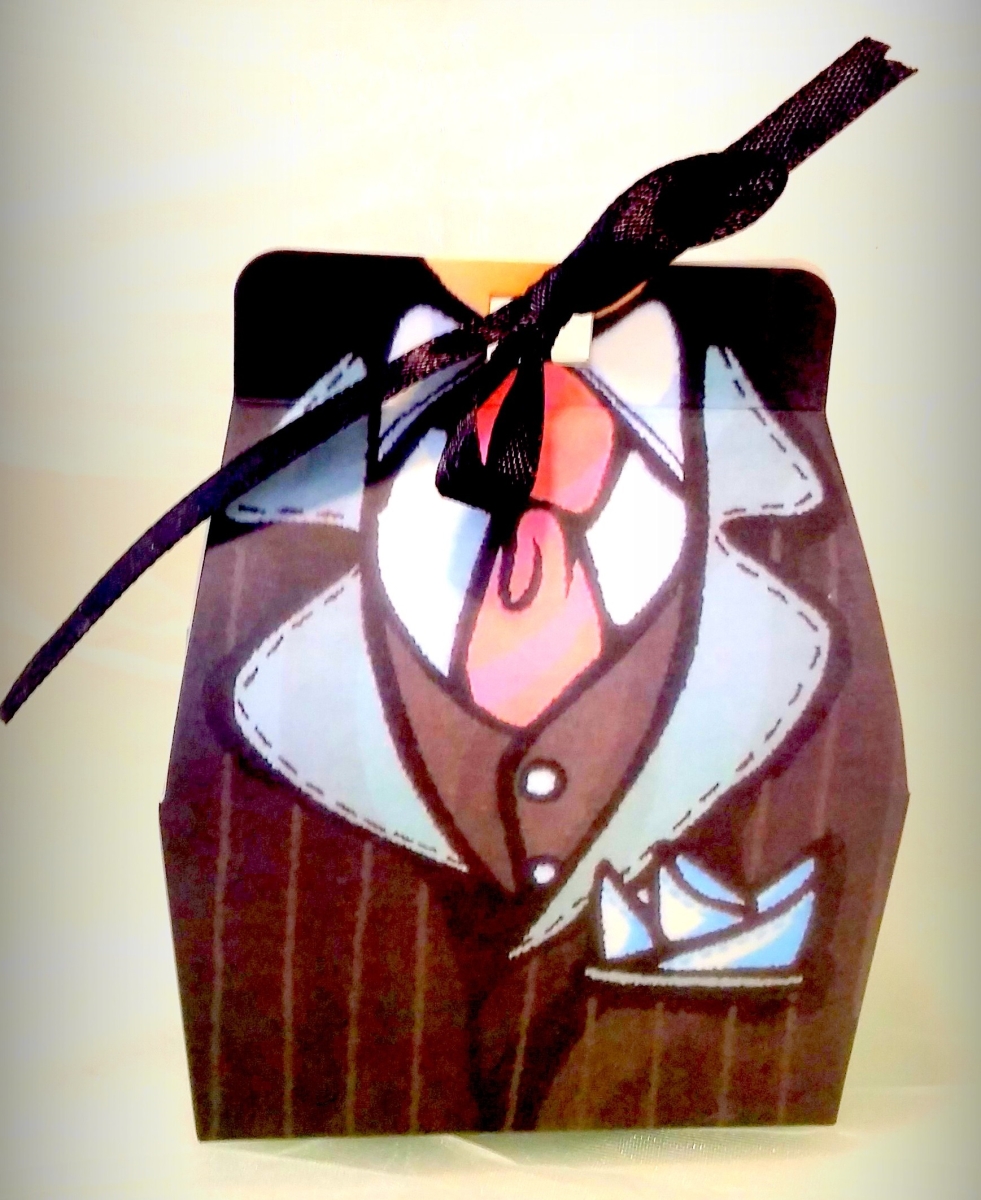 Gastgeschenkbox Bräutigam Elegant