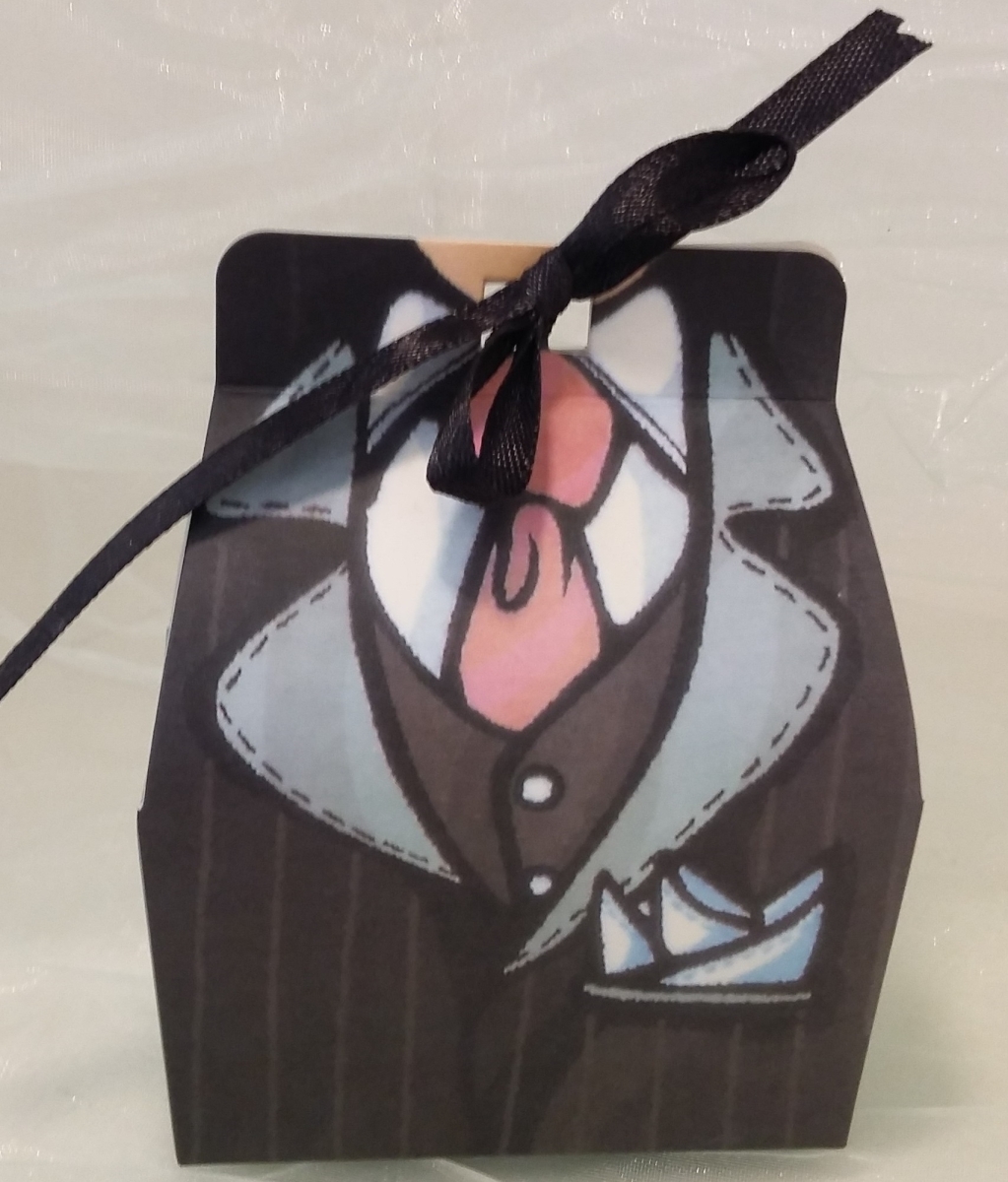 Gastgeschenkbox Bräutigam Elegant