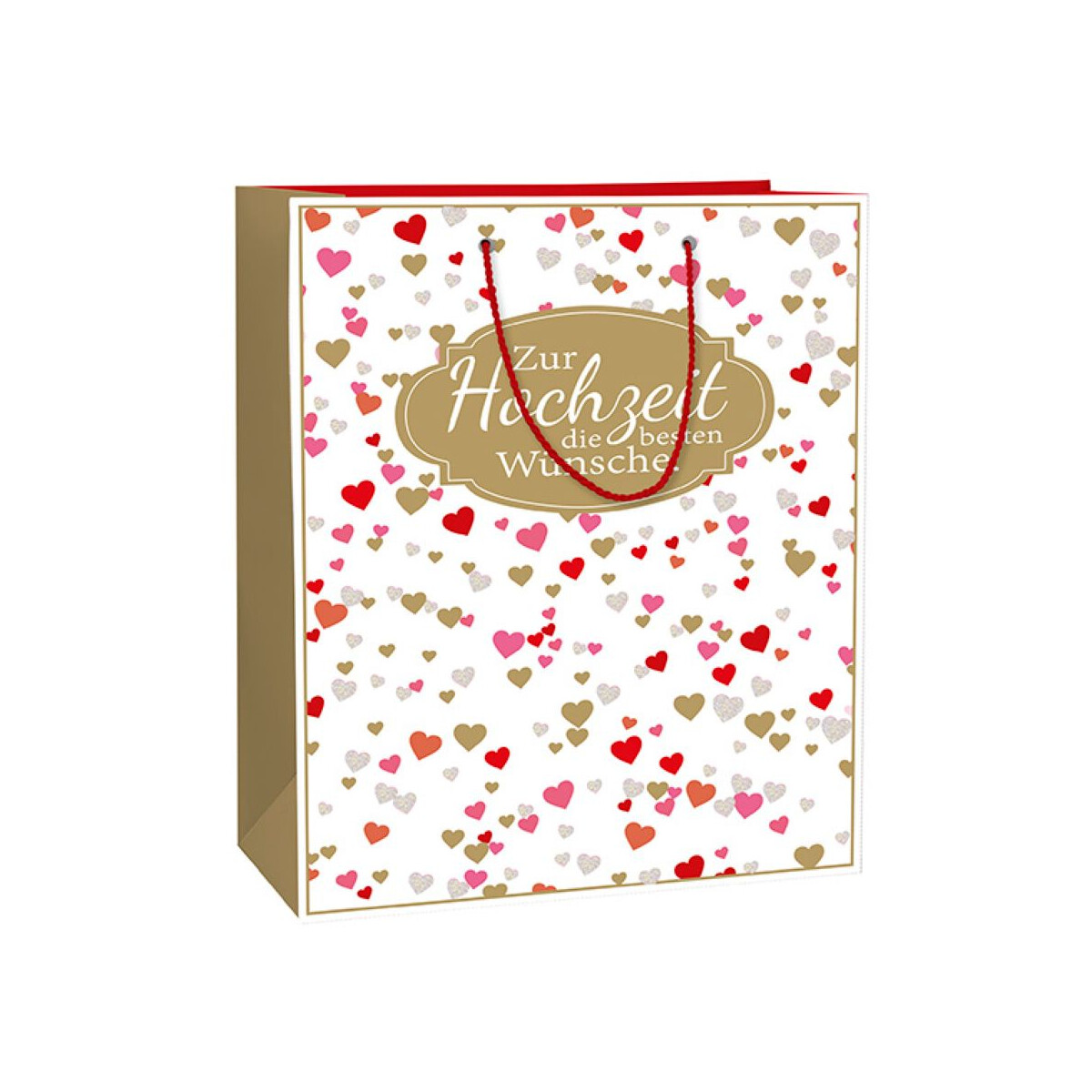 Geschenksackerl Zur Hochzeit die besten Wünsche