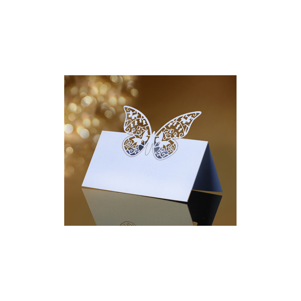 Tischkarte fliegender Schmetterling