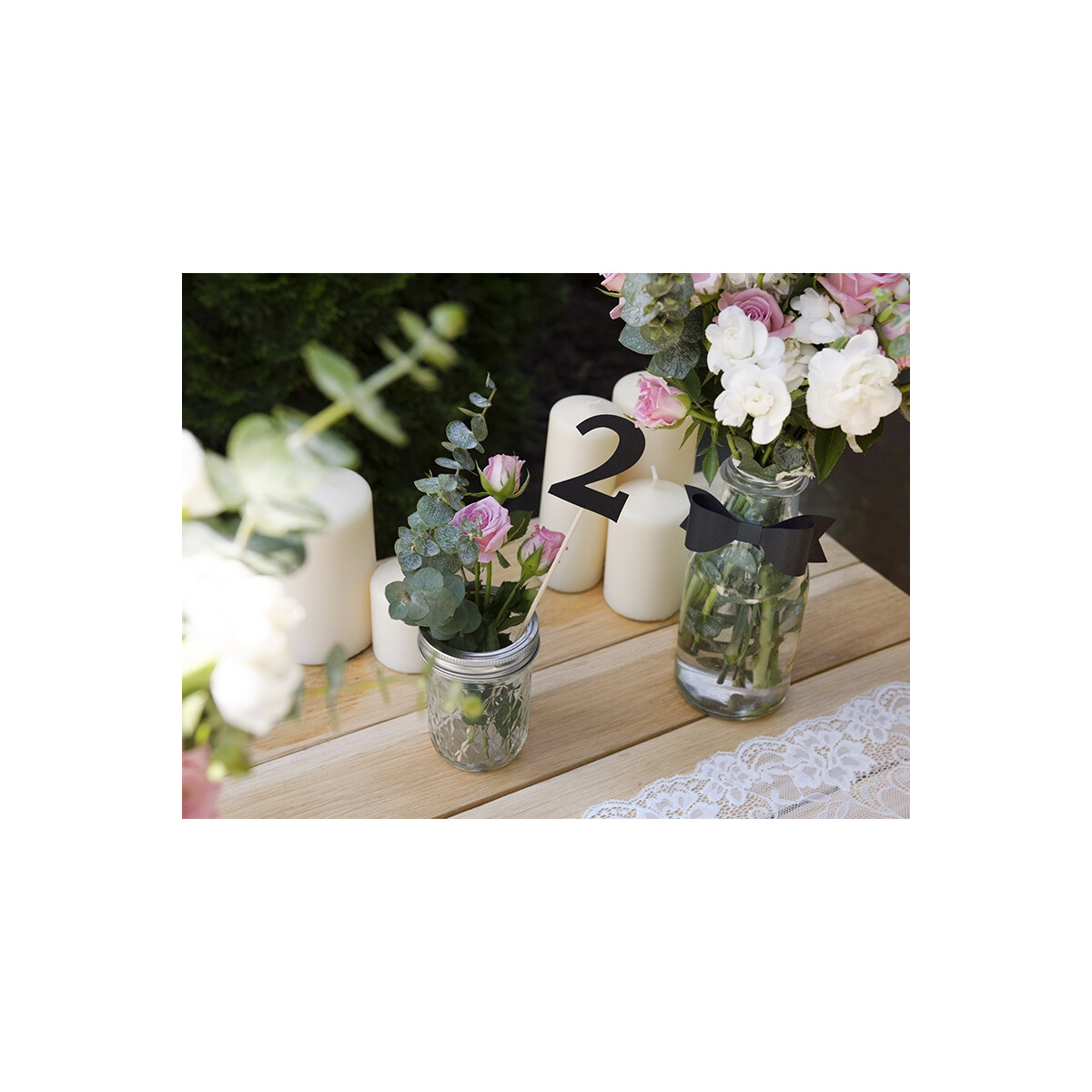 Tischnummern Schwarz