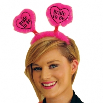 Haarreif Bride To Be Pink