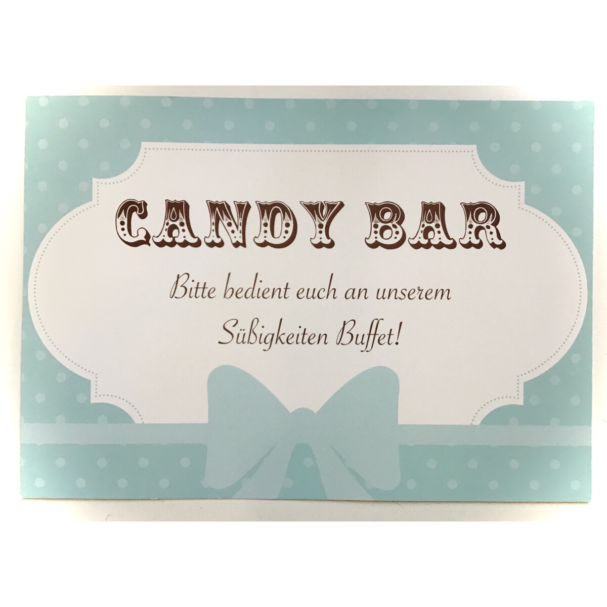 Schild Candy Bar