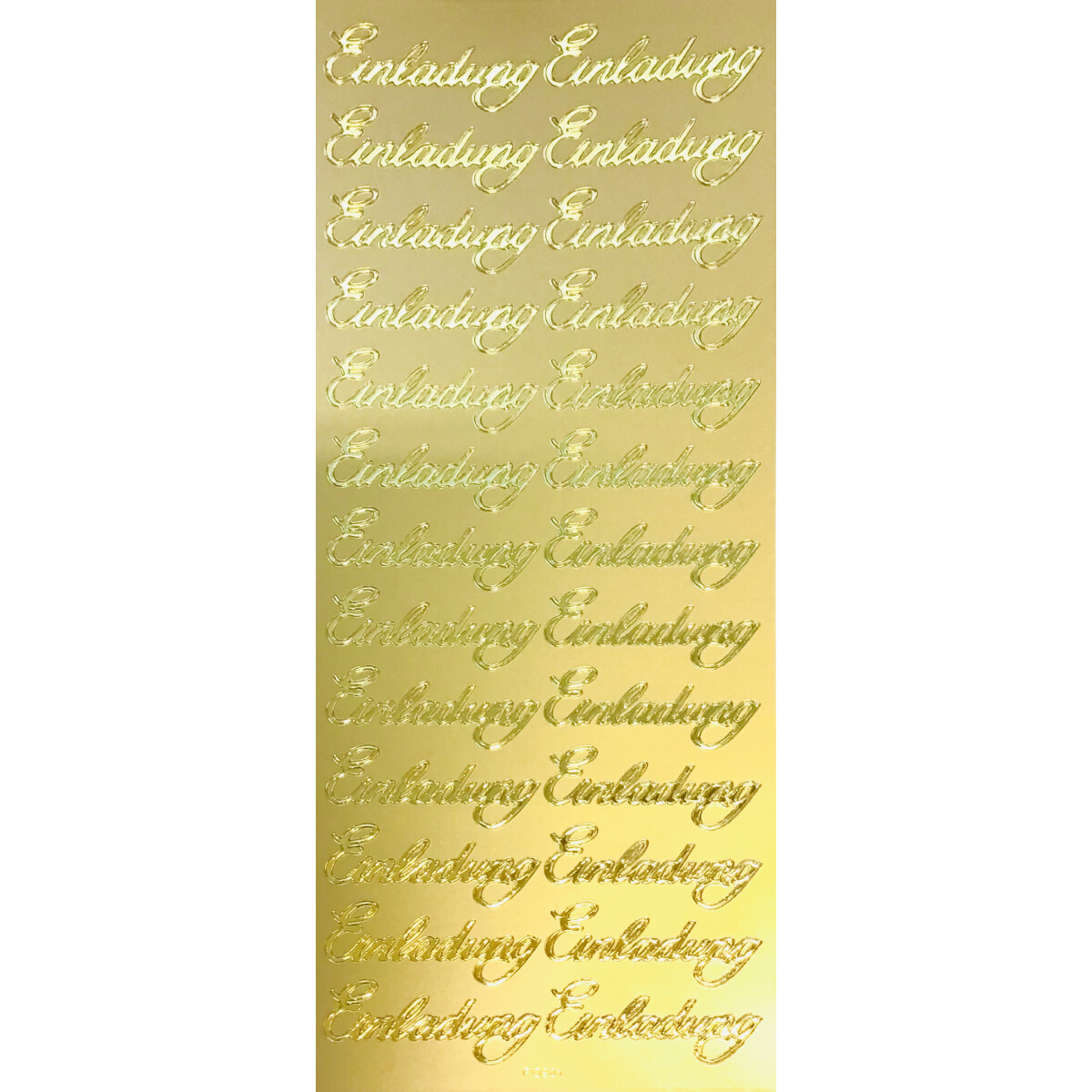 Sticker Einladung Elegant