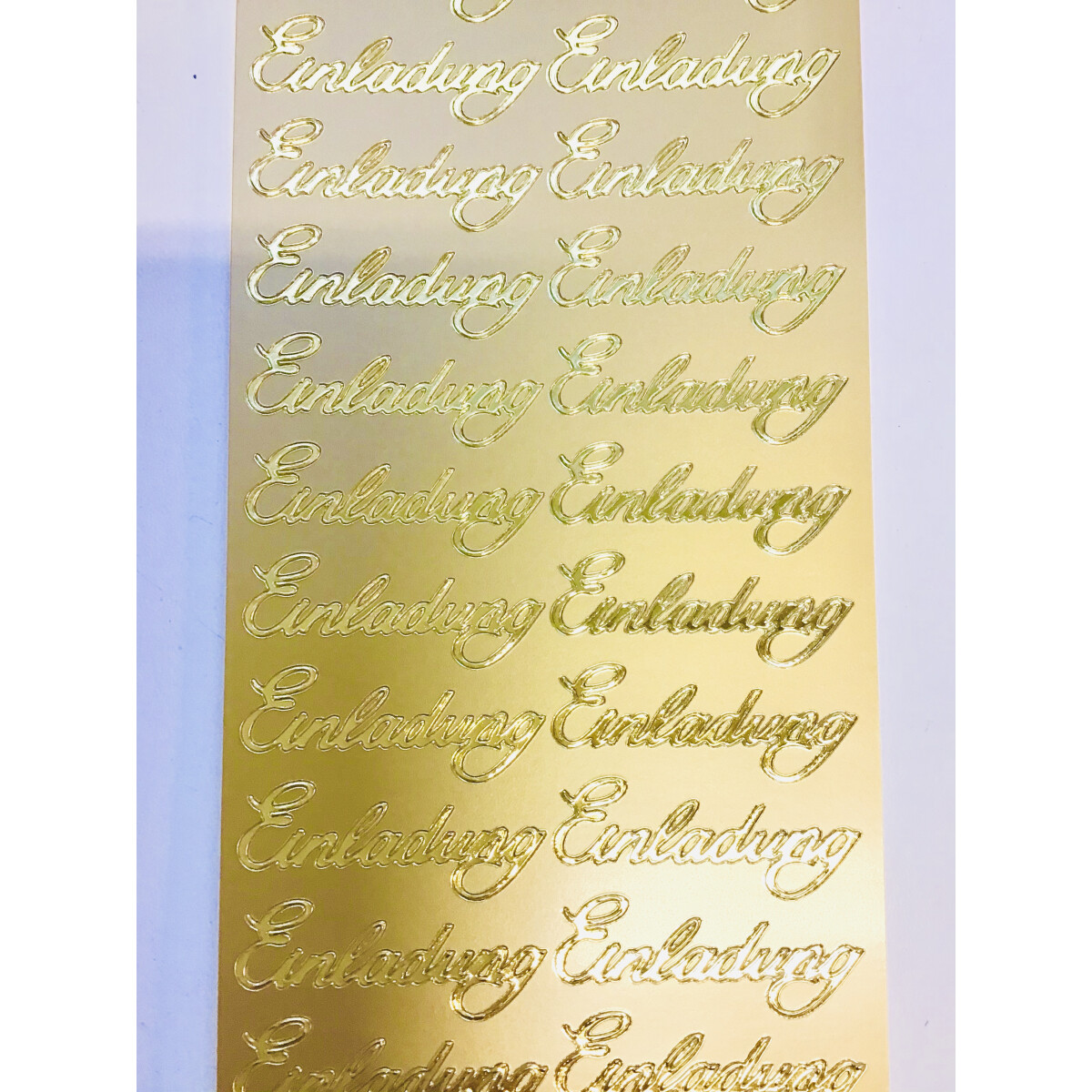 Sticker Einladung Elegant