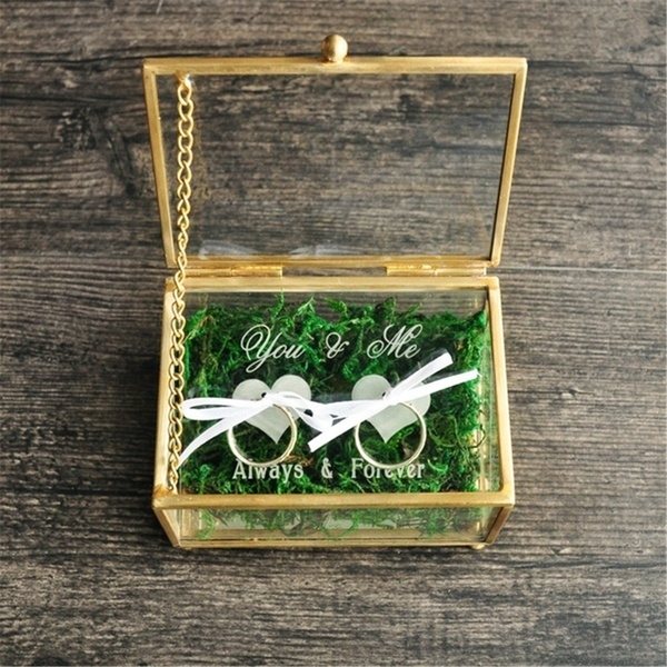 Ringkistchen Ringbox Gold