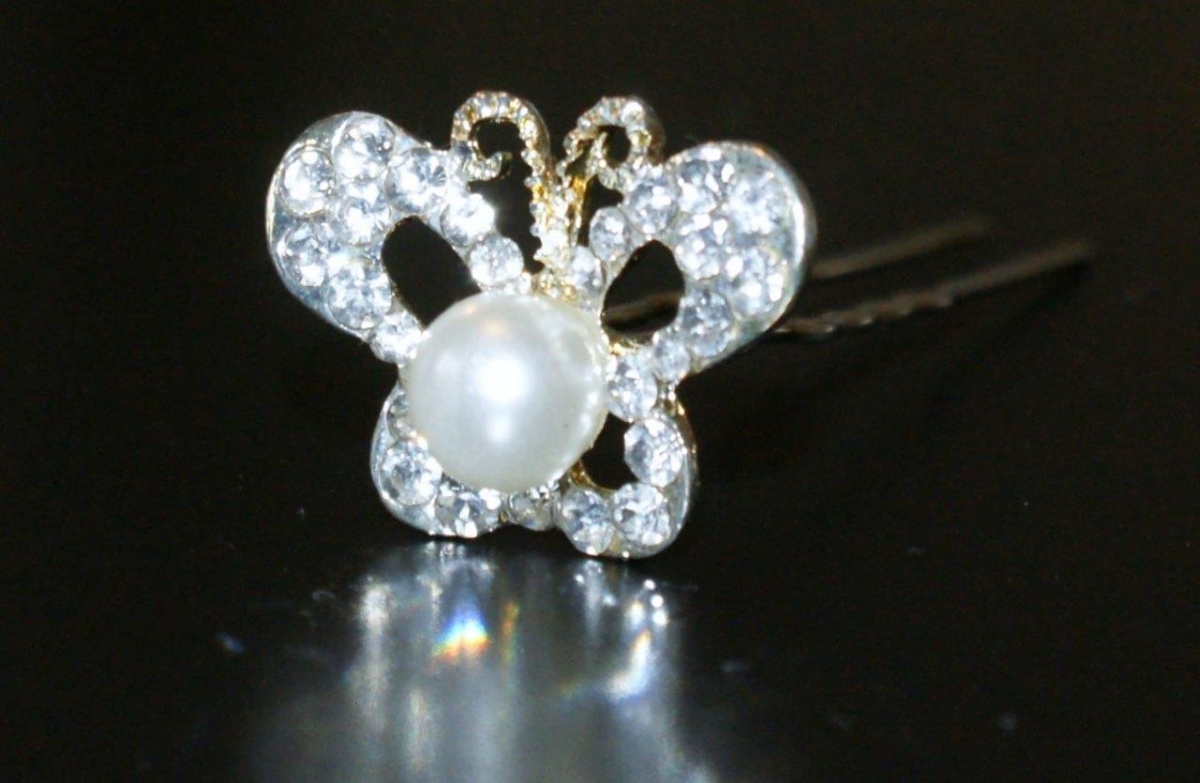 Haarnadel Schmetterling