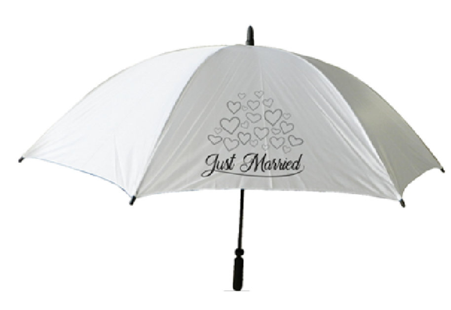 Hochzeitsschirm XL Just Married