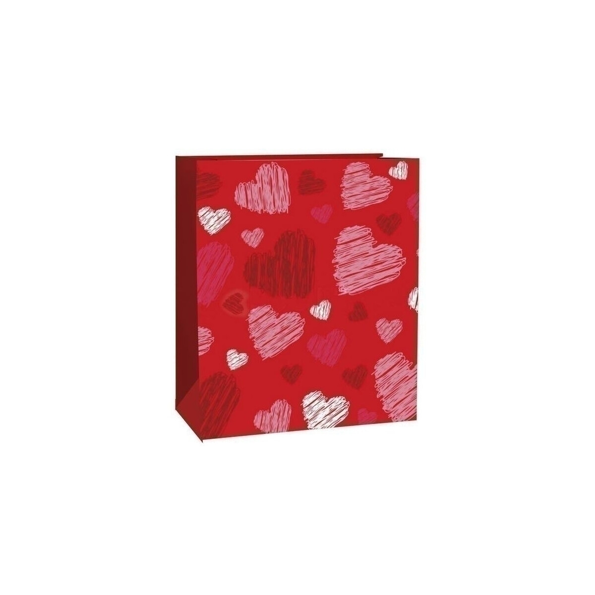 Geschenksackerl Rote Herzen