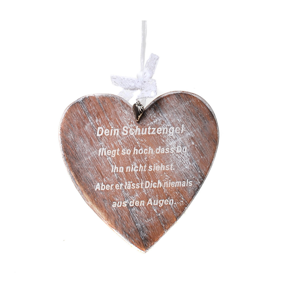 Holzherz Schutzengel