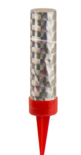 Sprühkerzen 6 cm Silber