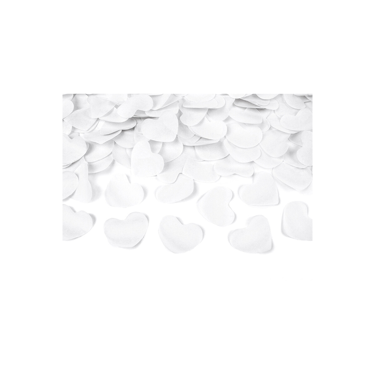 Konfettikanone White Hearts