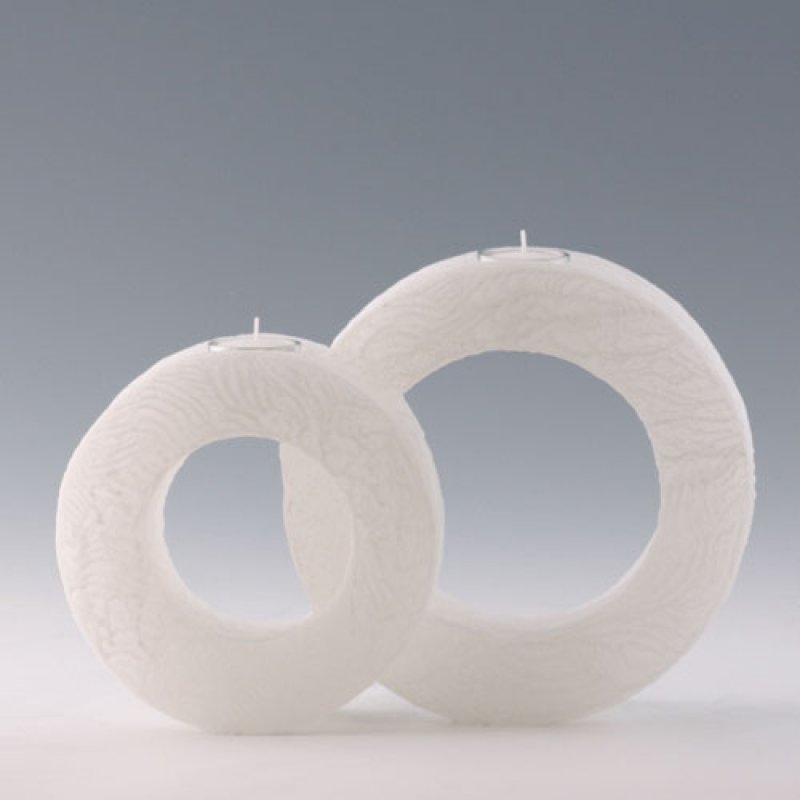 Doppelringkerze groß