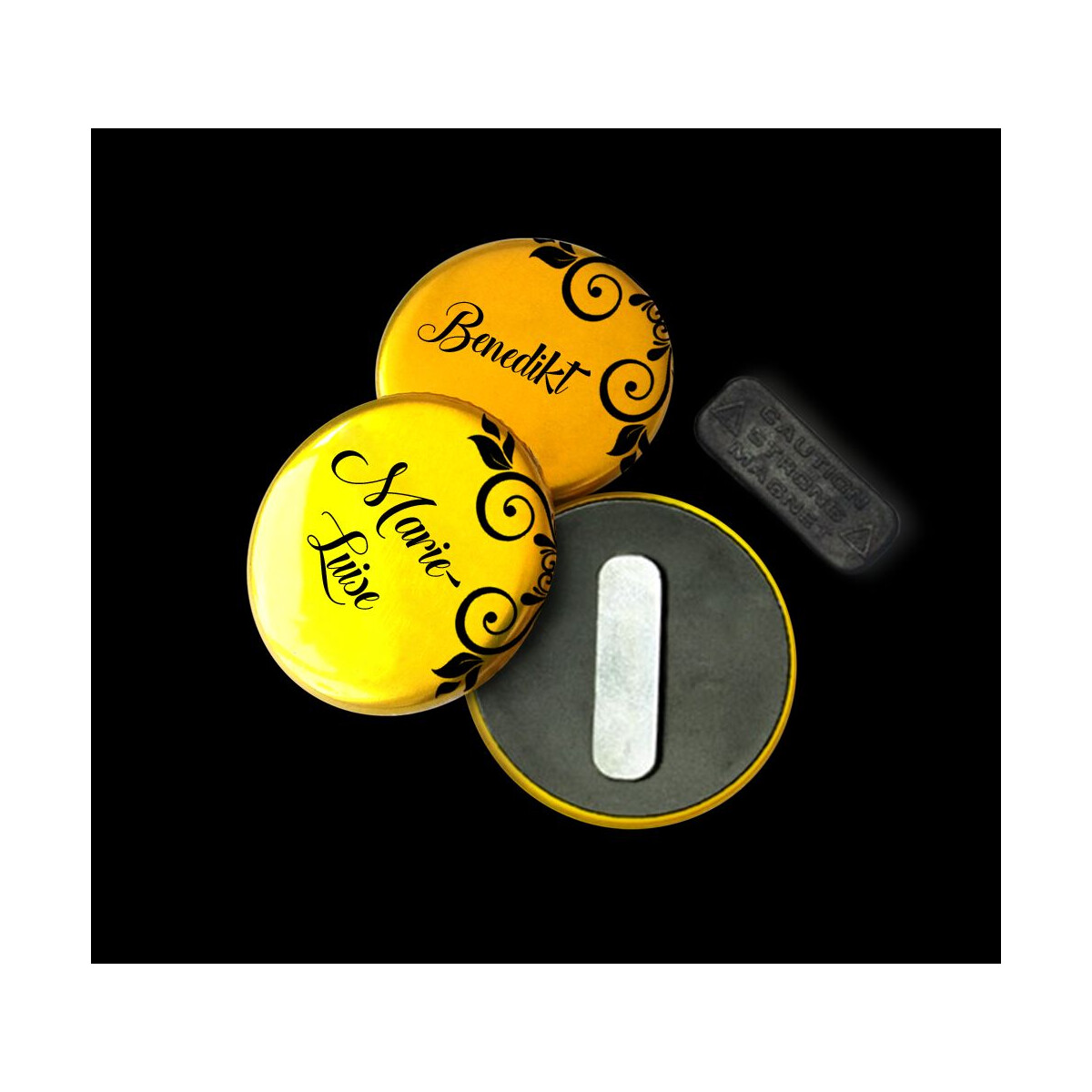 Magnetbuttons personalisierbar